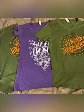 Three pack of Harley Davidson shirts!